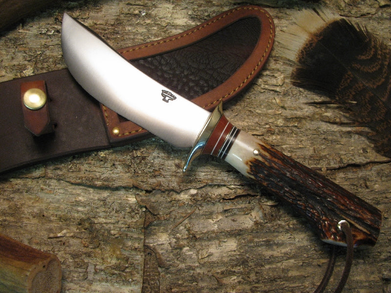Treeman Woodmonk Full Stag Sambar Crotch  Horsehide & Buffalo Sheath
