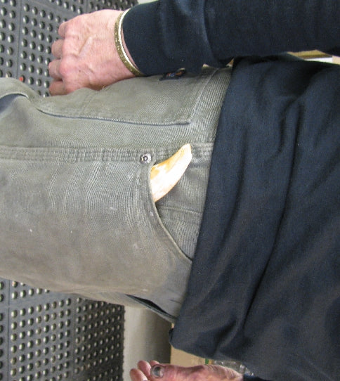 Treeman Hippo Ivory Caper Pocket sheath