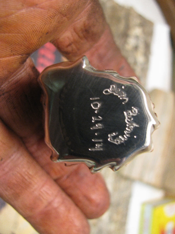 J. Behring Handmade   Buffalo Skinner Buffalo Hide Sheath