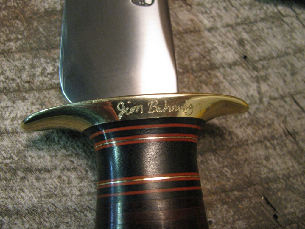 J.Behring Handmade Sterile Skull Fighter signed guard