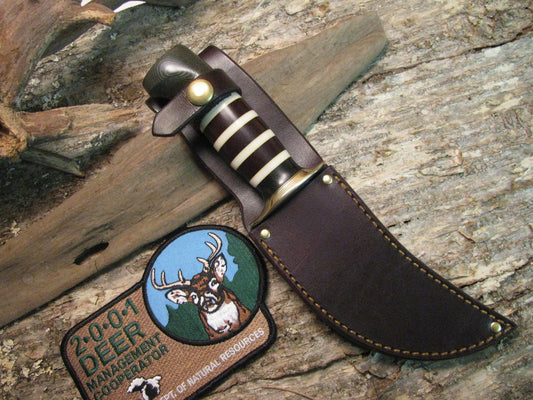 Treeman Handmade Hunter Micarta handle