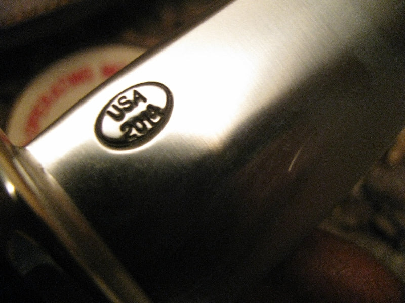 *Treeman Handmade 5 1/4" Sticker/hunter Nickel hardware Horsehide Mule Deer Worn Hole crotch Stag 1/2014