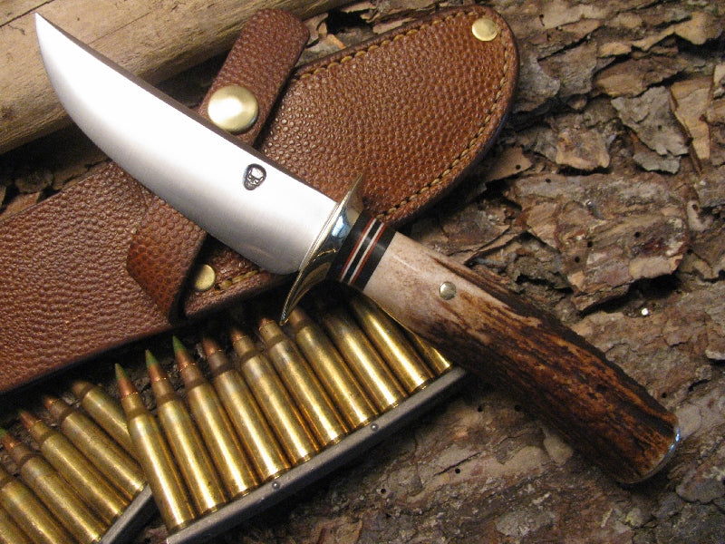 *Treeman Sterile Skull Fighter Sambar Stag brass domed butt