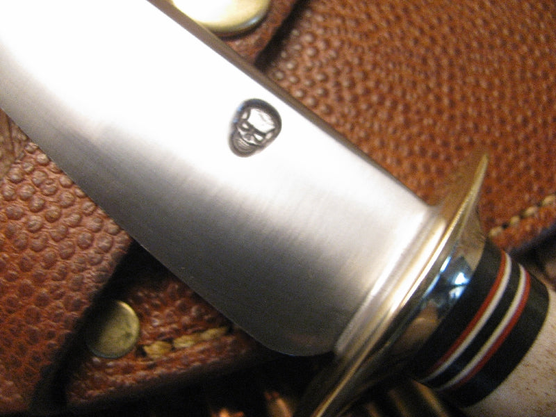 *Treeman Sterile Skull Fighter Sambar Stag brass domed butt