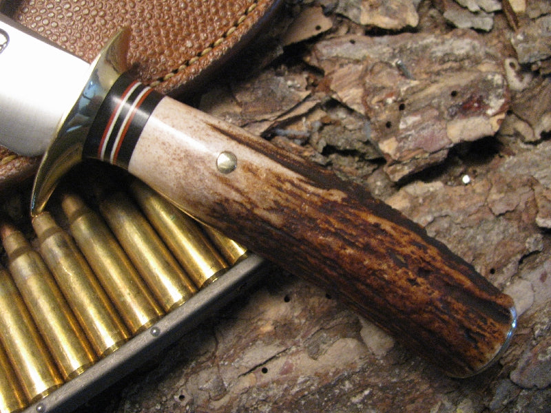 *Treeman Sterile Skull Fighter Sambar Stag brass domed butt