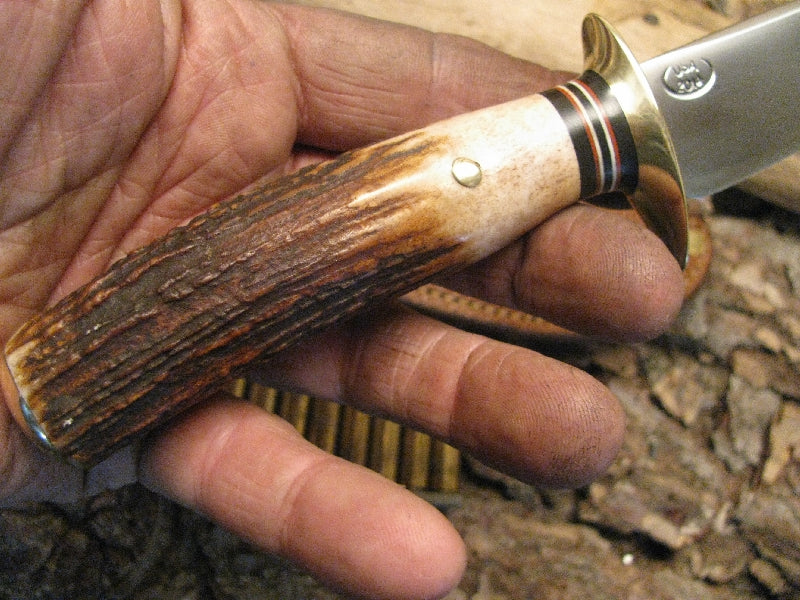 *Treeman Sterile Skull Fighter Sambar Stag brass domed butt