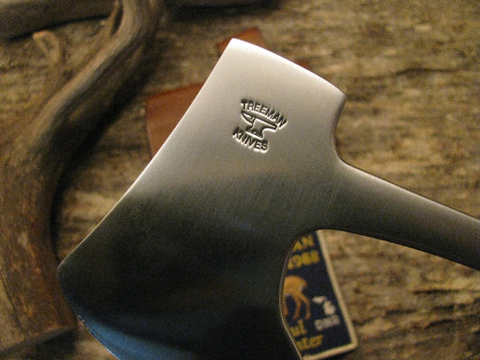 Treeman Handmade Hunters Axe Exhibition Grade Sambar Stag