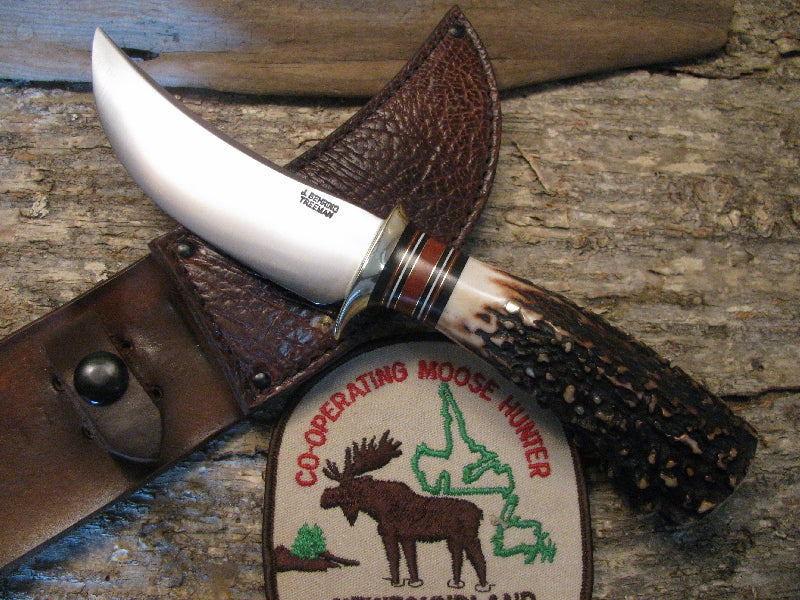 Big Bay Skinner Exhibition Stag Buffalo hide Sheath