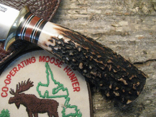 Big Bay Skinner Exhibition Stag Buffalo hide Sheath