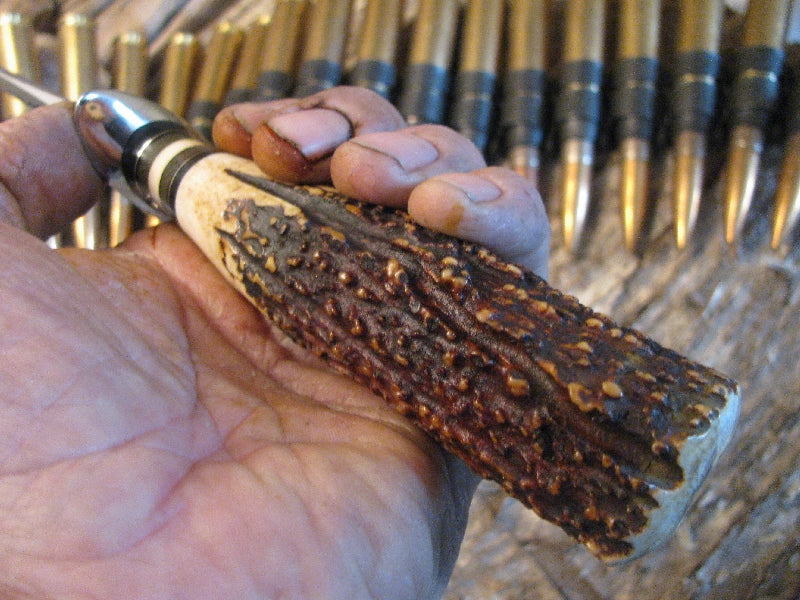 Treeman 8" Hammermark Double Skull Fighter Stag