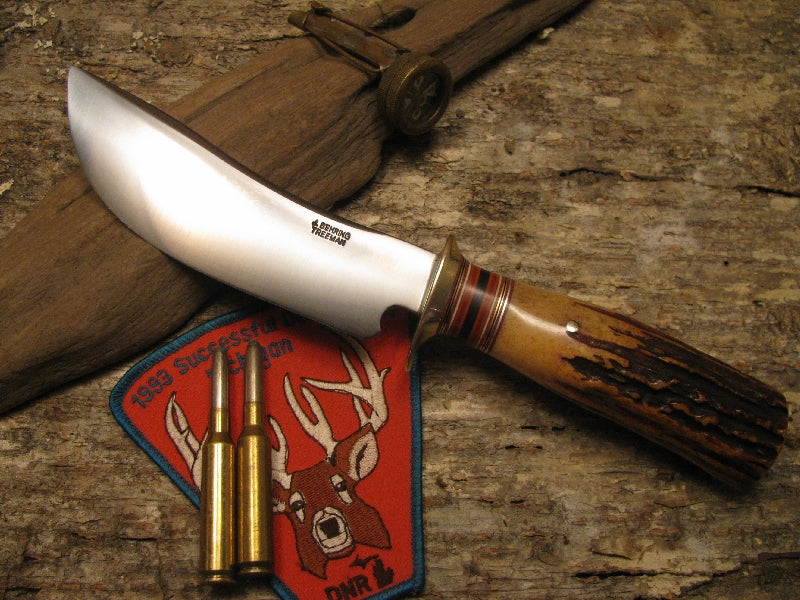 Treeman Handmade 6" Woodcraft Stag Hunter/Skinner Stag