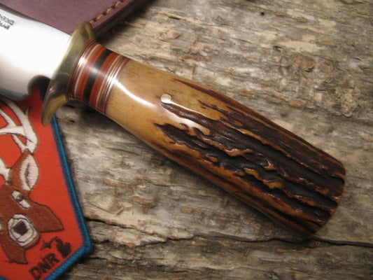 Treeman Handmade 6" Woodcraft Stag Hunter/Skinner Stag