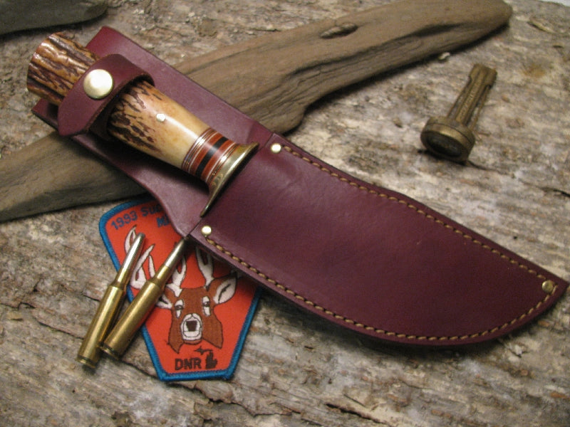 Treeman Handmade 6" Woodcraft Stag Hunter/Skinner Stag