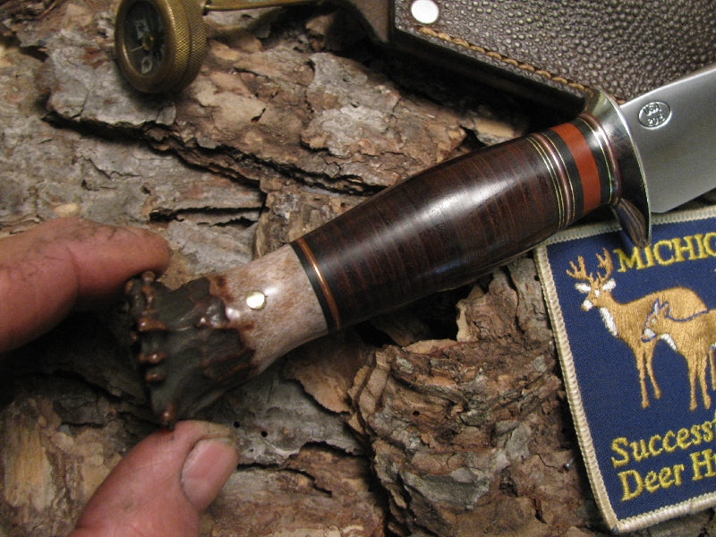 J. Behring Handmade Traditional Scagel Hunter Crown Stag