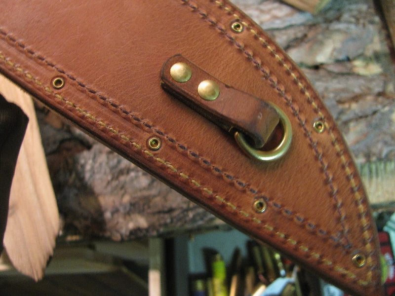 Treeman PIG Sticker  Double Skull 10 " Heavy Duty Hammermark hand forged blade