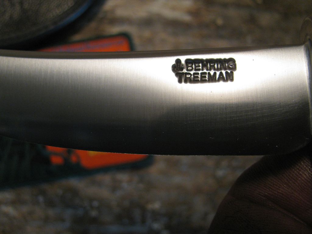 Artifact Fossil Walrus Ivory  5" Ostritch Leg Sheath