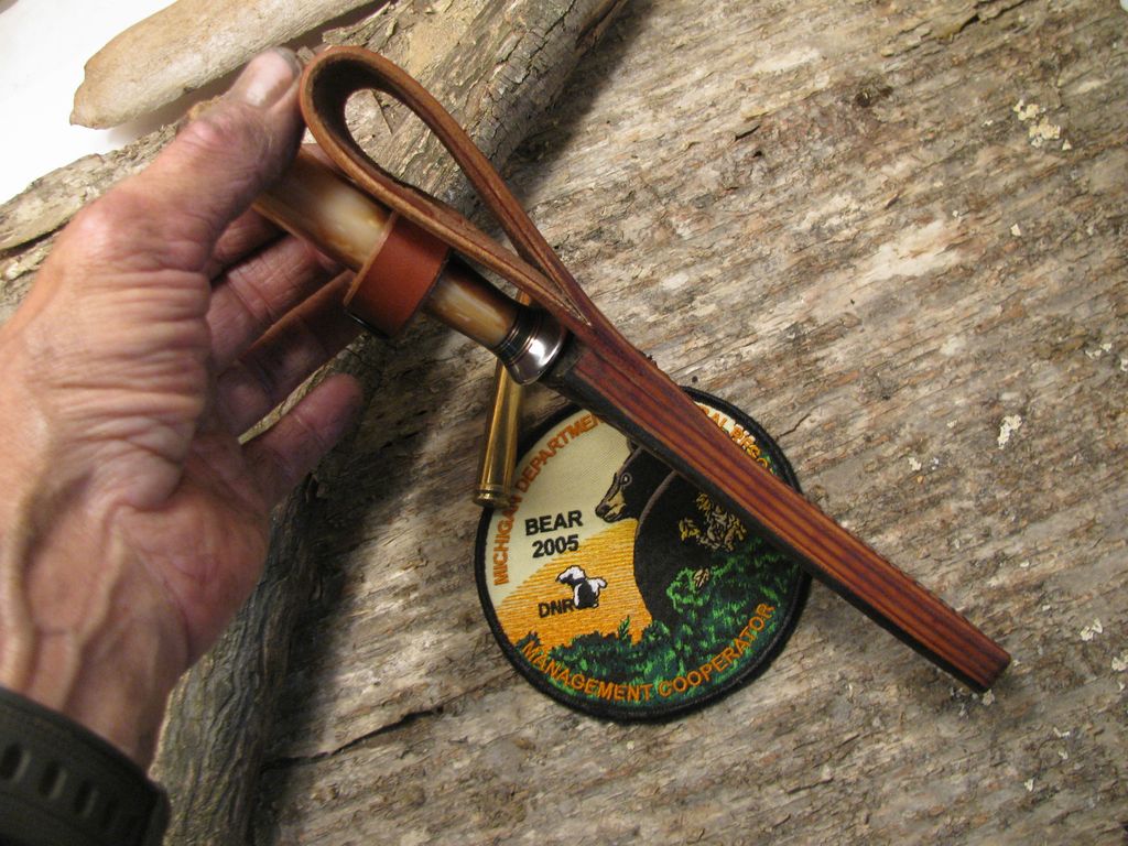 Artifact  Walrus Ivory Woodcraft American Buffalo sheath