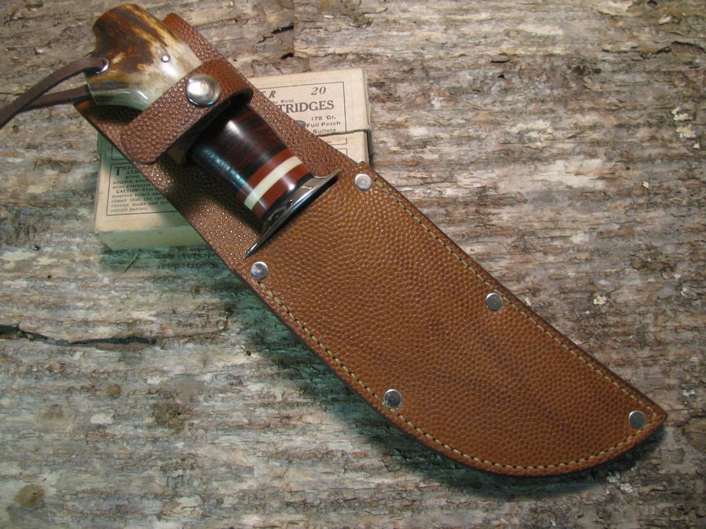 J. Behring BIG 6  Hammermark Leather Crotch  Stag