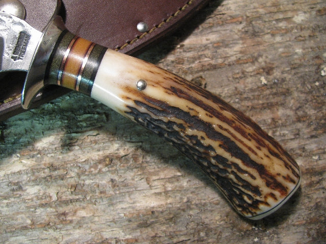 J. Behring Handmade Alaskan hammermark Stag/Ivory