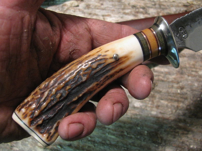 J. Behring Handmade Alaskan hammermark Stag/Ivory