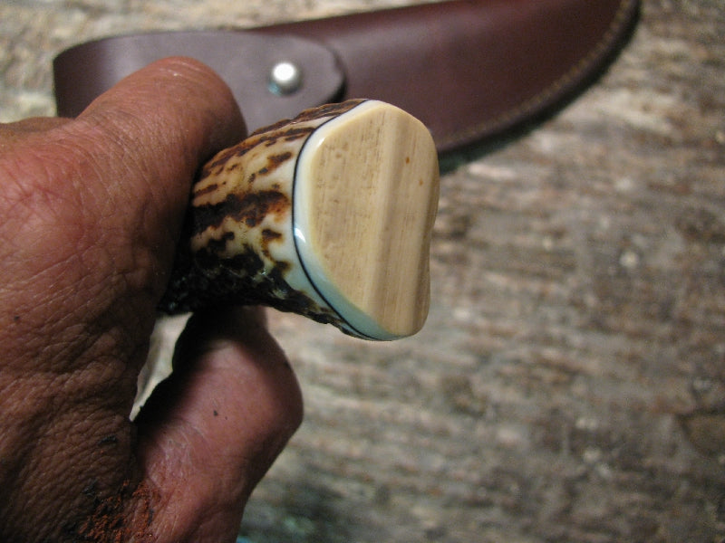 J. Behring Handmade Alaskan hammermark Stag/Ivory