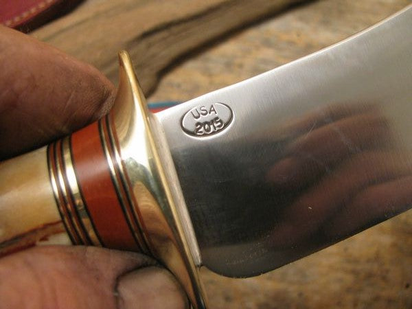 **TREEMAN Woodmonk Carver Stag handle 6" Blade