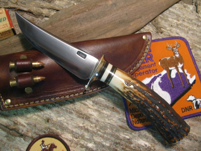 Treeman Trout and Deer sticker style with Red Stag.