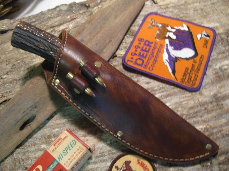 Treeman Trout and Deer sticker style with Red Stag.