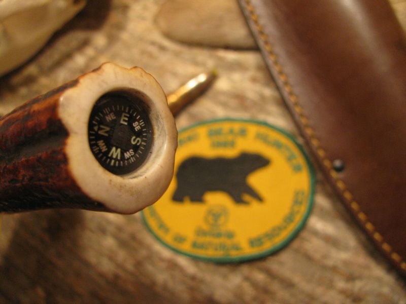 Treeman Trout and Deer  4 3/4"  Compass