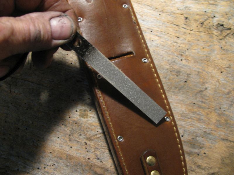 J. Behring Treeman Skull Fighter Stag  8 1/2" Blade