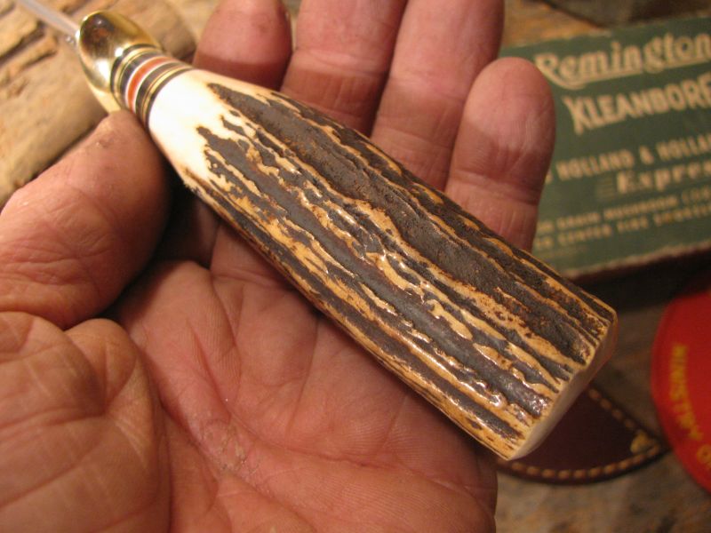 J. Behring Handmade Deer & Trout knife