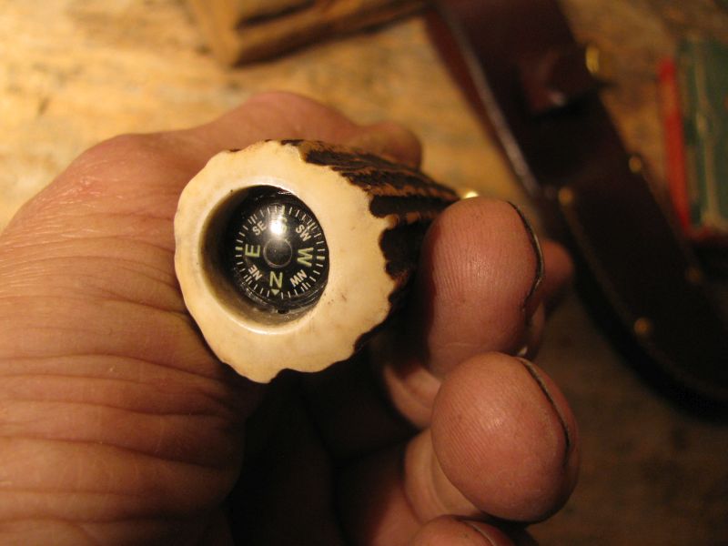 J. Behring Handmade Deer & Trout knife