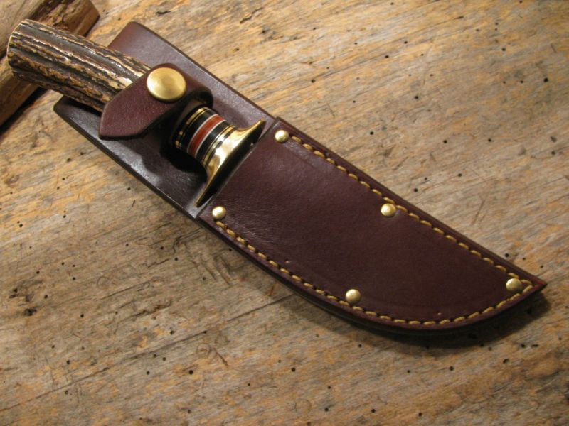 J. Behring Handmade Deer & Trout knife