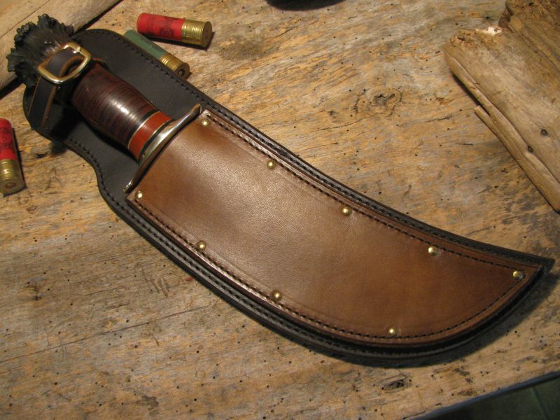 *Treeman Handmade BIG CAMP Knife Crown Stag 9" Blade