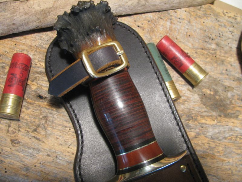 *Treeman Handmade BIG CAMP Knife Crown Stag 9" Blade