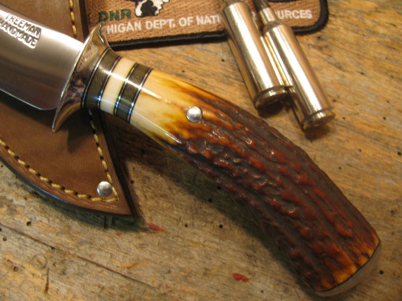 *J.Behring Handmade Trout & Deer Red  STAG Musk Ox