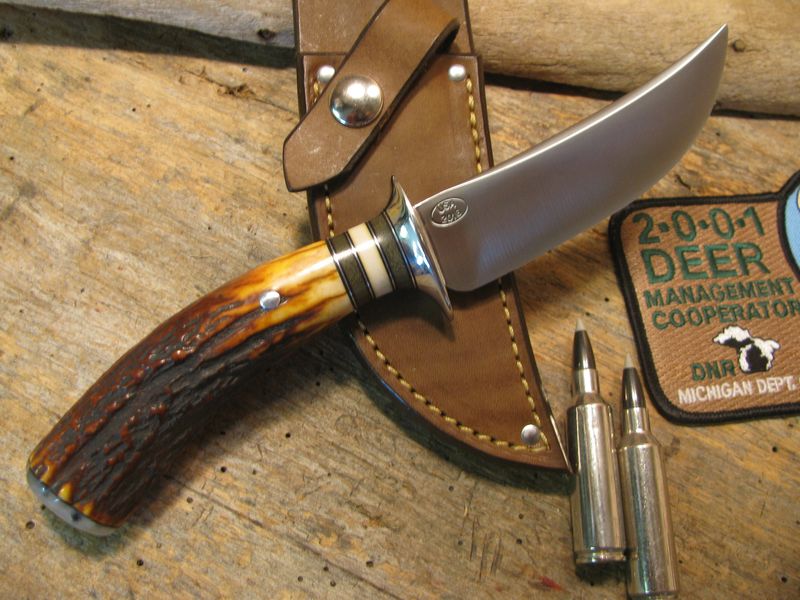 *J.Behring Handmade Trout & Deer Red  STAG Musk Ox