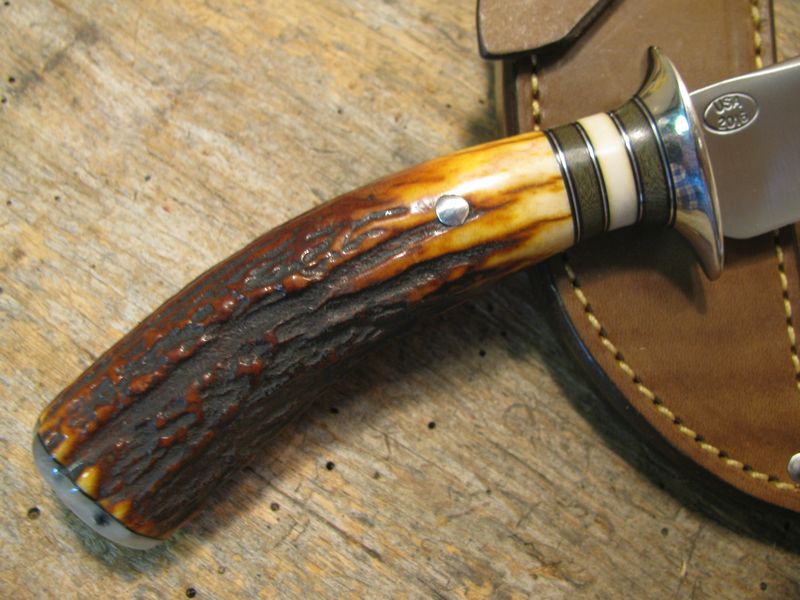 *J.Behring Handmade Trout & Deer Red  STAG Musk Ox