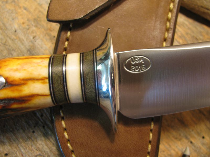 *J.Behring Handmade Trout & Deer Red  STAG Musk Ox