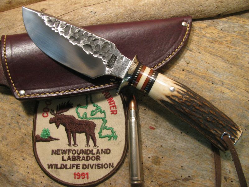 J .Behring Handmade Alaskan Hunter Hammermark Stag Musk Ox