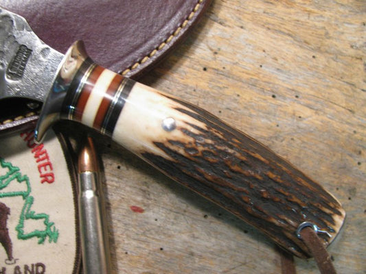 J .Behring Handmade Alaskan Hunter Hammermark Stag Musk Ox
