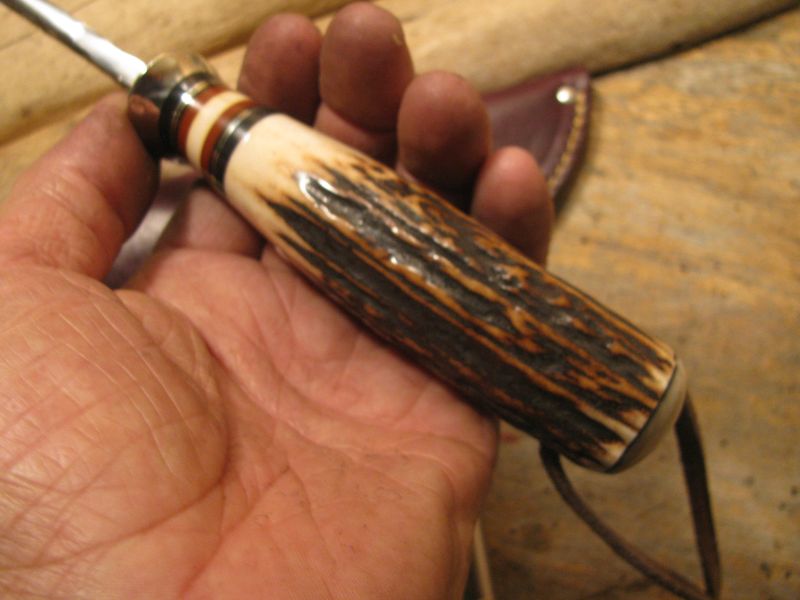 J .Behring Handmade Alaskan Hunter Hammermark Stag Musk Ox