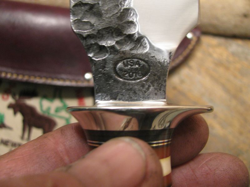 J .Behring Handmade Alaskan Hunter Hammermark Stag Musk Ox