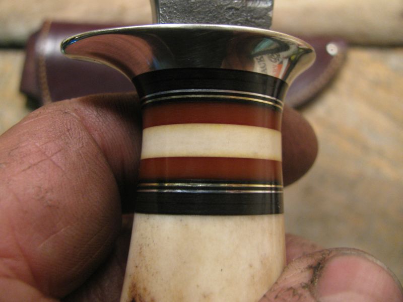 J .Behring Handmade Alaskan Hunter Hammermark Stag Musk Ox