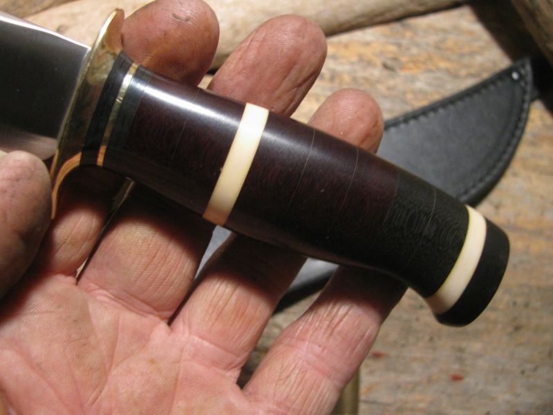 Treeman Skull Fighter Sterile Maroon Micarta