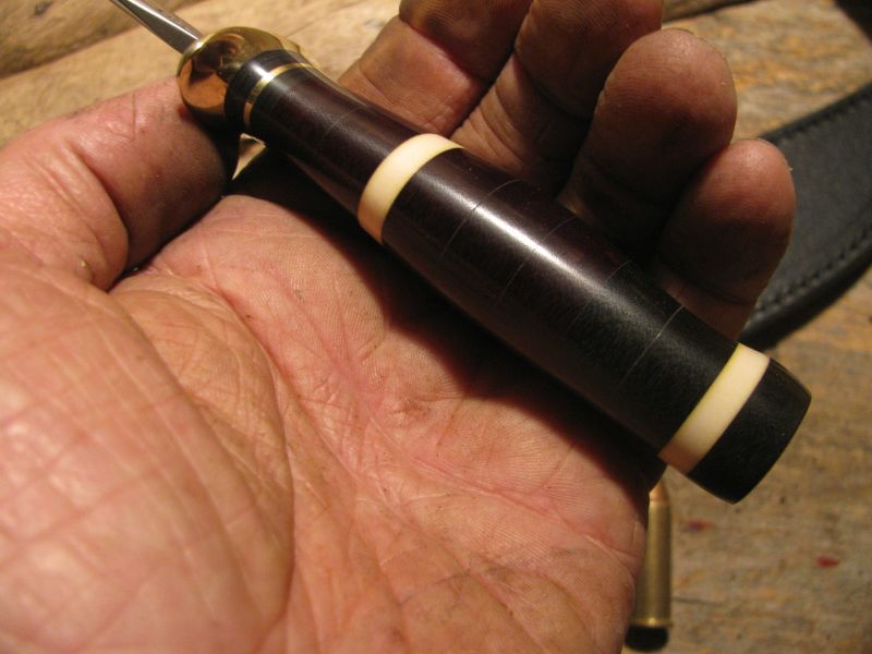 Treeman Skull Fighter Sterile Maroon Micarta