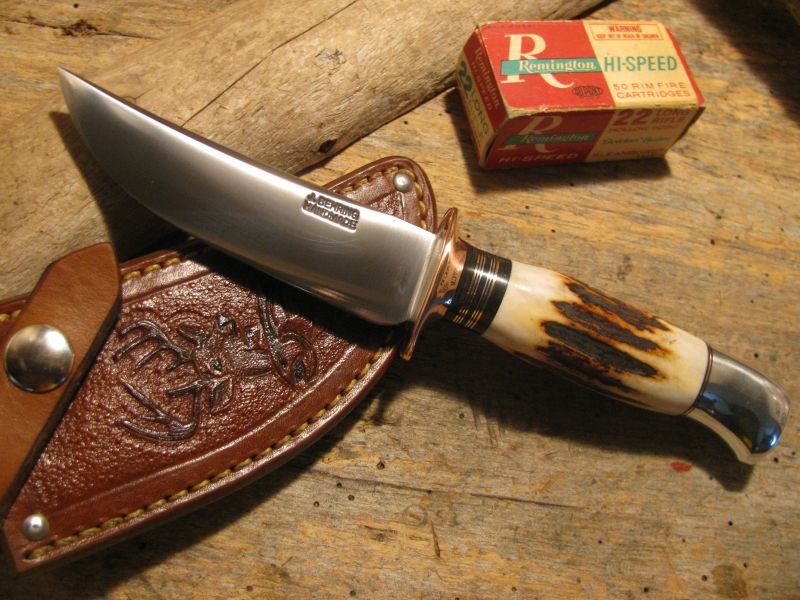 J.  Behring Handmade Trout&Deer Copper Aluminum Red Stag