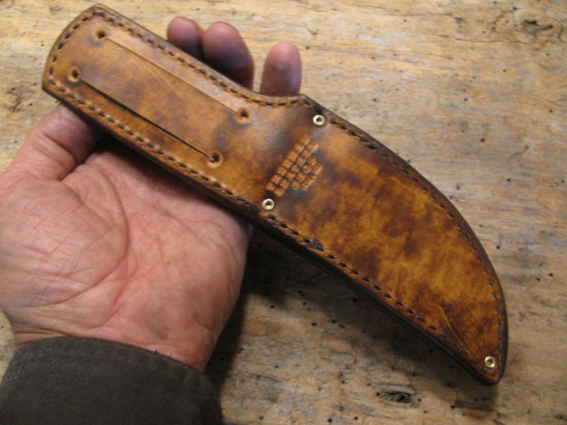 Treeman J. Behring Handmade Stag/Stag Trout & Deer Knife
