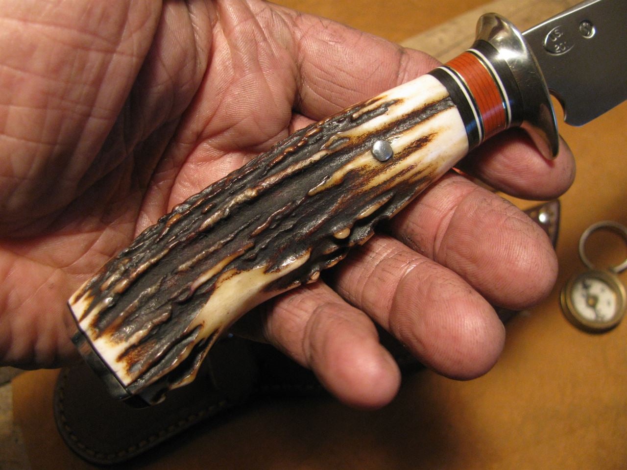 J. Behring Handmade Trout & Deer Exhibition Grade Stag