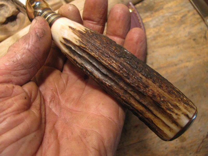 J. Behring Handmade Double Skull Fighter Stag